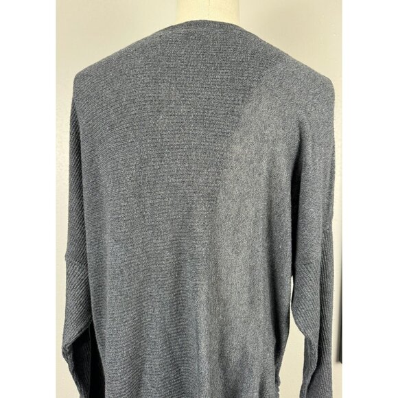 Maurices Womens Size 1 Gray Asymmetrical Knit Sweater Dress Tunic Top XL Knit - Picture 9 of 16
